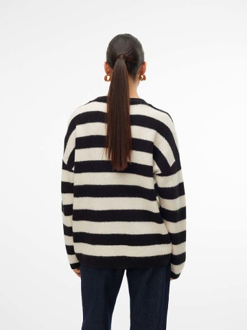 Vero Moda Pullover in Schwarz/ Weiß