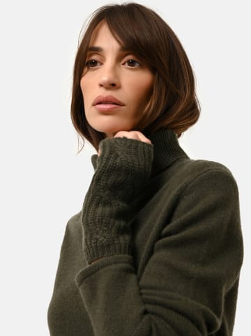 Perfect Cashmere Kasjmieren armstulpen "Bale" groen