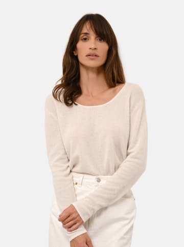 Just Cashmere Kaschmir-Pullover "Fiona" in Creme