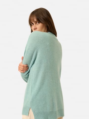 Just Cashmere Kasjmieren trui "Jospe" mintgroen