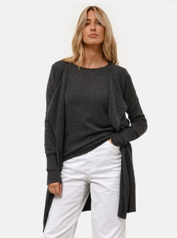 Just Cashmere Kaschmir-Cardigan "Brooke" in Anthrazit