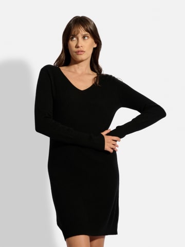 Just Cashmere Kaschmir-Kleid "Tracy" in Schwarz