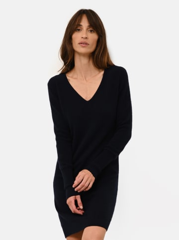 Just Cashmere Kaschmir-Kleid "Tracy" in Dunkelblau