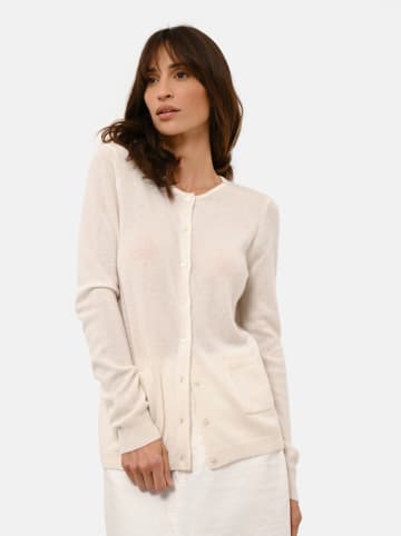 Just Cashmere Kaschmir-Cardigan "Katharine" in Creme