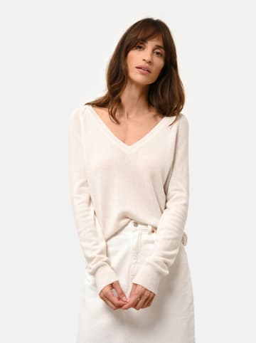 Just Cashmere Kasjmieren trui "Phoebe" crème