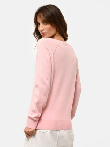 Just Cashmere Kasjmieren trui "Phoebe" lichtroze