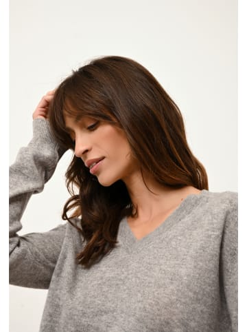 Just Cashmere Kaschmir-Pullover "Nora" in Grau