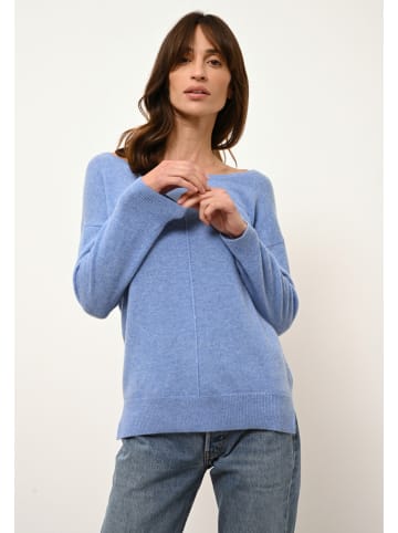 Just Cashmere Kasjmieren trui "Karen" lichtblauw