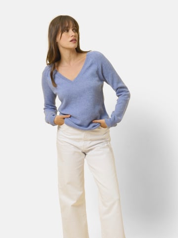 Just Cashmere Kaschmir-Pullover "Phoebe" in Hellblau