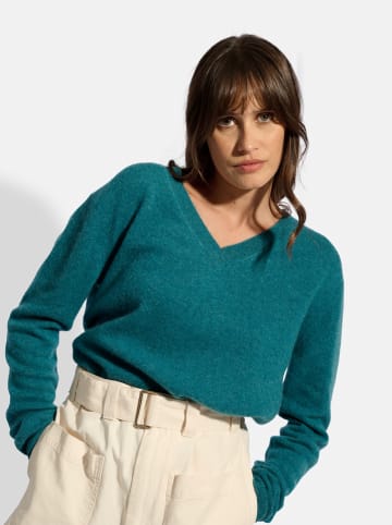 Just Cashmere Kaschmir-Pullover "Nora" in Petrol