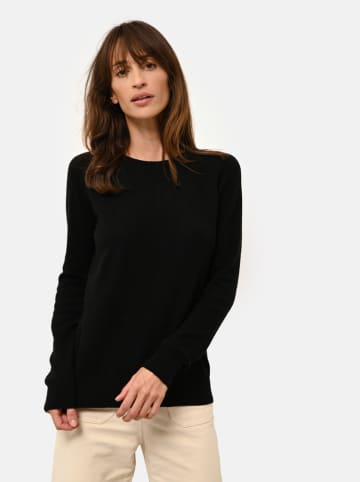 Just Cashmere Kaszmirowy sweter "Helen" w kolorze czarnym