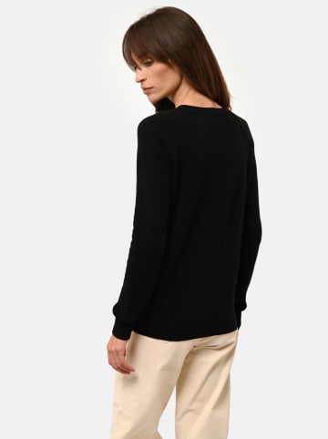 Just Cashmere Kaszmirowy sweter "Helen" w kolorze czarnym
