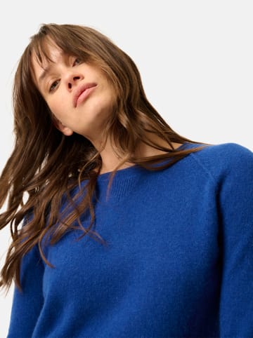 Just Cashmere Kaschmir-Pullover "Helen" in Blau