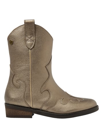 Vingino Leder-Stiefeletten "Luna" in Gold