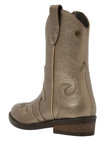 Vingino Leder-Stiefeletten "Luna" in Gold