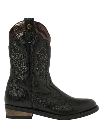 Vingino Leder-Stiefeletten "Chloe" in Schwarz