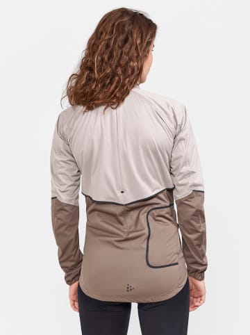 Craft Fahrradjacke "Adv Endurance Hydro" in Beige/ Hellbraun