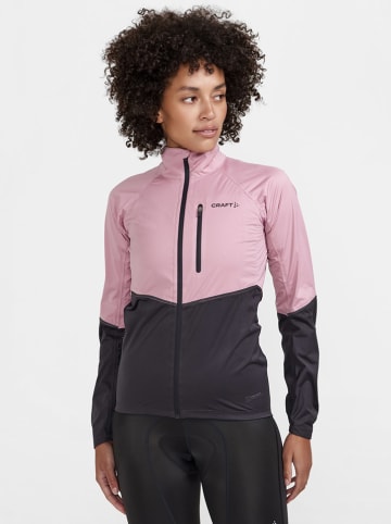 Craft Fahrradjacke "Adv Endurance Hydro" in Rosa/ Schwarz