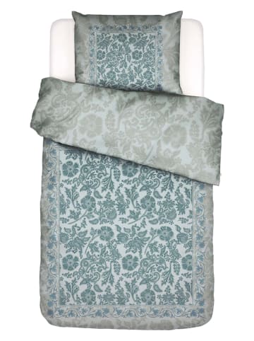 Essenza Satin-Bettwäsche-Set "Maere" in Hellblau