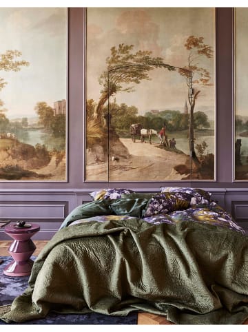 Essenza Satijnen beddengoedset "Leila" paars/groen