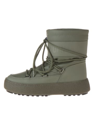 Moon Boot Botki zimowe "Mtrack Tube" w kolorze khaki