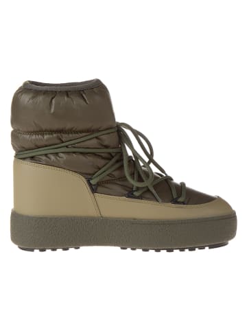 Moon Boot Botki zimowe "Mtrack Low" w kolorze khaki