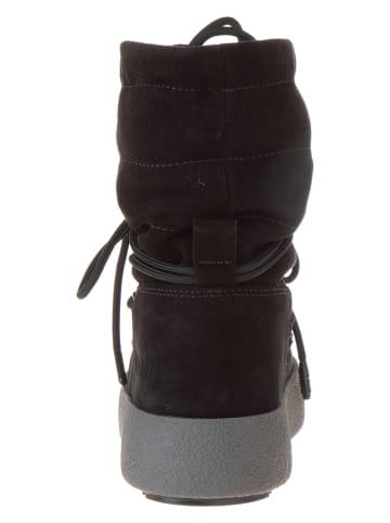 Moon Boot Leren winterboots "Ltrack" zwart