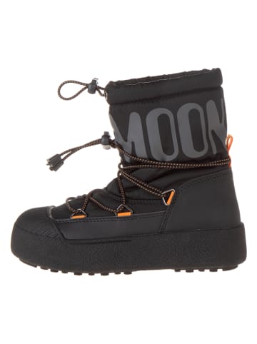 Moon Boot Botki zimowe "Jtrack" w kolorze czarnym