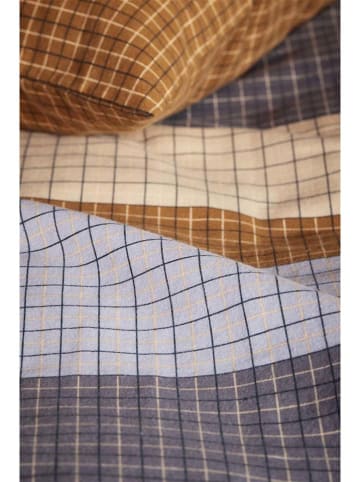 Beddinghouse Flanell-Bettwäsche ''Juno'' in Grau/ Beige/ Hellbraun