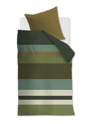 Beddinghouse Flanellen beddengoedset "Juno" groen