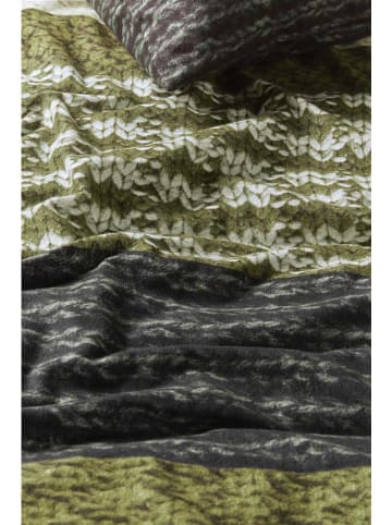 Beddinghouse Flanellen beddengoedset "Lance" groen