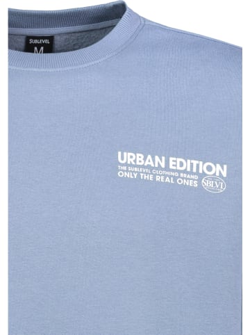 Sublevel Sweatshirt in Hellblau
