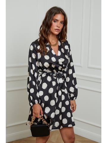 L'armoire de Suzette Kleid in Schwarz/ Weiß