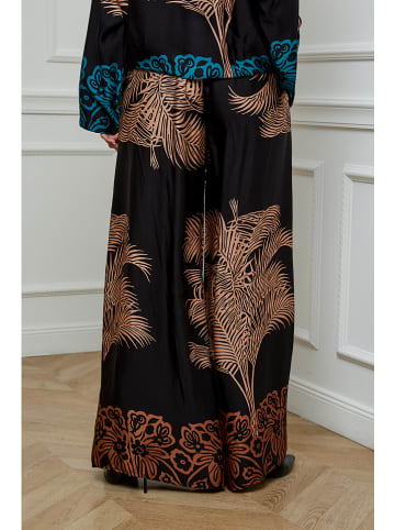 L'armoire de Suzette Marlenehose in Schwarz/ Braun