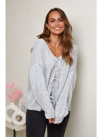 L'armoire de Suzette Cardigan in Hellgrau