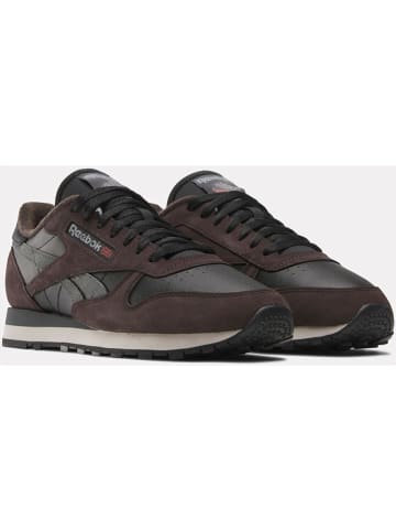 Reebok Leder-Sneakers "Classic Leather" in Schwarz