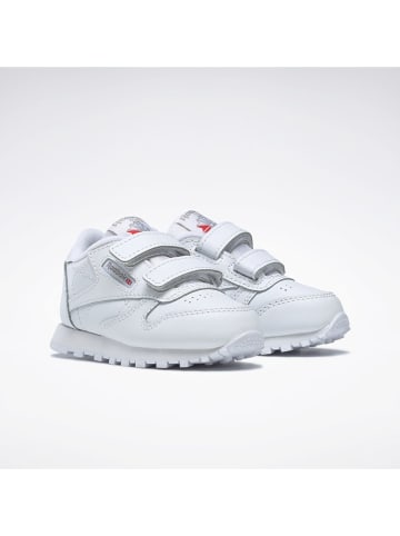 Reebok Leder-Sneakers "Cl Lthr 2v" in Weiß