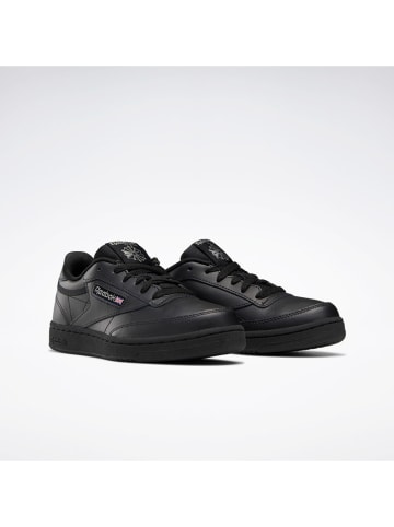 Reebok Leder-Sneakers "Club C" in Schwarz