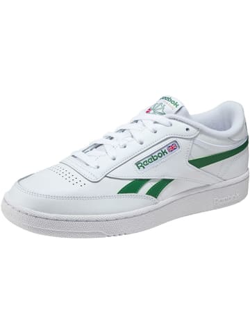 Reebok Skórzane sneakersy "Club C Revenge" w kolorze biało-zielonym