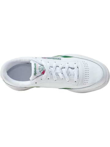 Reebok Leder-Sneakers "Club C Revenge" in Weiß/ Grün