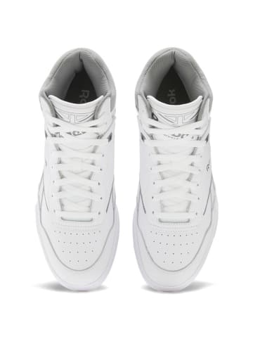 Reebok Skórzane sneakersy "BB 4000 II MID" w kolorze biało-szarym