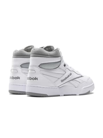 Reebok Skórzane sneakersy "BB 4000 II MID" w kolorze biało-szarym