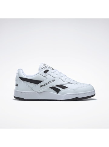 Reebok Leder-Sneakers "BB 4000 II" in Weiß/ Schwarz