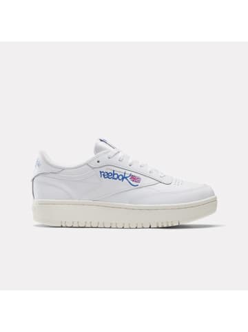 Reebok Leder-Sneakers "Club C Double" in Weiß