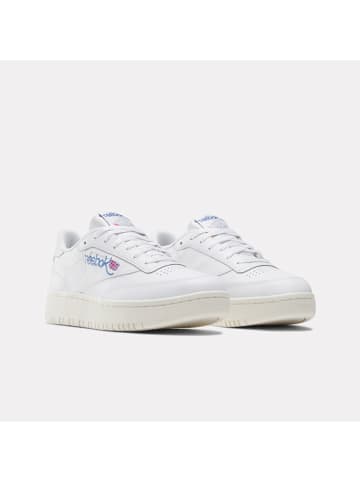 Reebok Leder-Sneakers "Club C Double" in Weiß