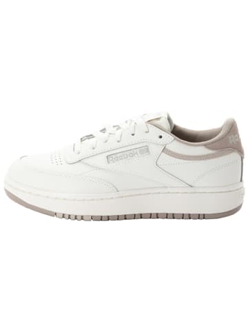 Reebok Leder-Sneakers "Club C Double" in Weiß