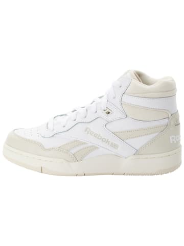 Reebok Leder-Sneakers "BB 4000 II MID" in Weiß/ Beige