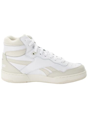 Reebok Leder-Sneakers "BB 4000 II MID" in Weiß/ Beige