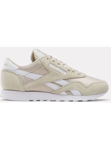 Reebok Leder-Sneakers "Classic Nylon" in Beige