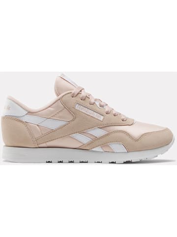 Reebok Leder-Sneakers "Clasic Nylon" in Rosa